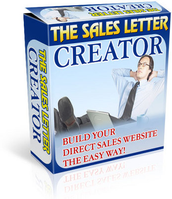 Product picture *NEW!* Sales Letter Creator -JUST 1 USD - With MRR